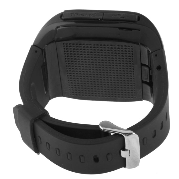 Q8 Smart Watch Phone, Silica Gel Belt Design, Bluetooth / FM Radio, Dual SIM, Network: 2G(Black)