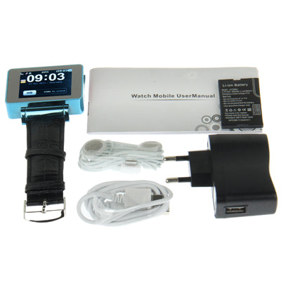 I8 GSM Smart Watch Phone, JAVA / Compass / Torch / Bluetooth / FM, Single SIM, Network: 2G