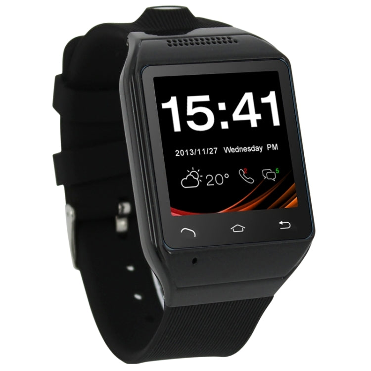 ZGPAX S19 GSM Smart Watch Phone, MTK6260A, Bluetooth Only Compatible with Android Phones, Pedometer / 2.0MP Camera / FM Radio(Black)