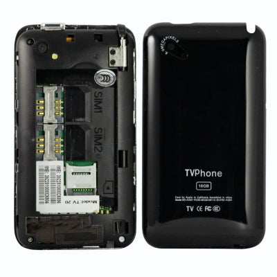 Dual sim card Dual standby Dual camera, JAVA & TV Bluetooth FM function touch Mobile Phone, Slip-operation can change the menu (10 pages of menus), Swing change the wallpaper, Quad band, Network: GSM850/ 900 / 1800/ 1900MHZ (TV20)