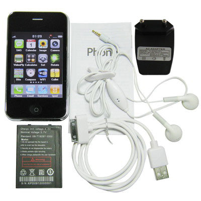 W009 WIFI, Bluetooth FM function Wifi & JAVA Touch Mobile Phone, Slip-operation can change the menu (6 pages of menus), Swing change the wallpaper, Quad band, Network: GSM850/ 900 / 1800/ 1900MHZ