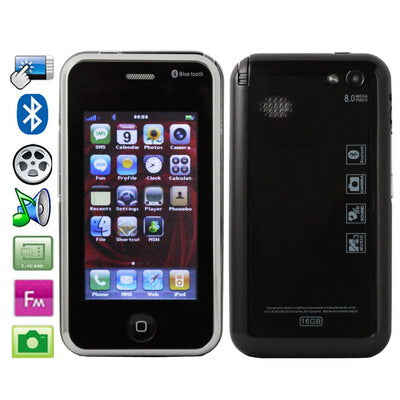 Dual sim cards Dual standby, Bluetooth FM function touch Mobile Phone, Slip-operation can change the menu (3 pages of menus), Quad band, Network: GSM850/ 900 / 1800/ 1900MHZ (N009)