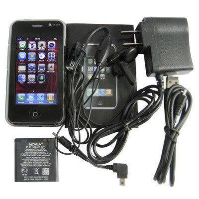 Dual sim cards Dual standby, Bluetooth FM function touch Mobile Phone, Slip-operation can change the menu (3 pages of menus), Quad band, Network: GSM850/ 900 / 1800/ 1900MHZ (N009)