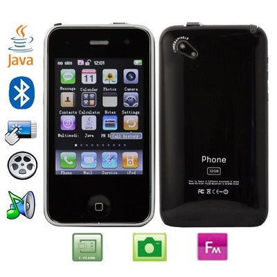 Dual sim card Dual standby Dual camera, JAVA & Bluetooth FM function touch Mobile Phone, Slip-operation can change the menu (10 pages of menus), Swing change the wallpaper, Quad band, Network: GSM850/ 900 / 1800/ 1900MHZ (W008)