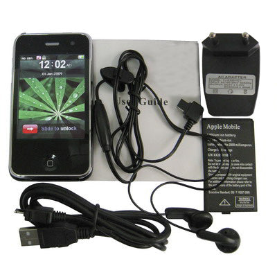 Dual sim card Dual standby Dual camera, JAVA & Bluetooth FM function touch Mobile Phone, Slip-operation can change the menu (10 pages of menus), Swing change the wallpaper, Quad band, Network: GSM850/ 900 / 1800/ 1900MHZ (W008)