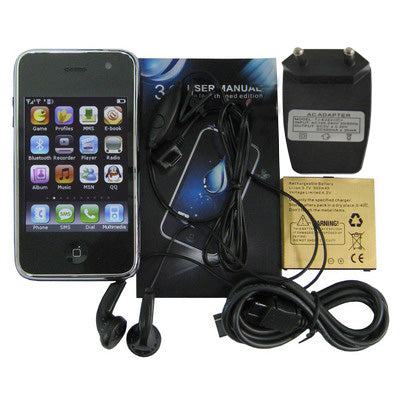 I98+, Dual sim card Dual standby Dual camera, JAVA & Bluetooth FM function touch Mobile Phone, Slip-operation can change the menu (10 pages of menus), Swing change the wallpaper, Quad band, Network: GSM850/ 900 / 1800/ 1900MHZ