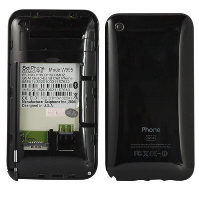 W995, Dual sim card Dual standby Dual camera, Wifi & JAVA & Bluetooth FM function touch Mobile Phone, Slip-operation can change the menu (6 pages of menus), Swing change the wallpaper, Quad band, Network: GSM850/ 900 / 1800/ 1900MHZ