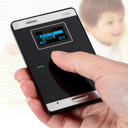 AIEK M3 GSM Mini Mobile Phone, Ultrathin Touch Keyboard GPRS Positioning, Single SIM, Network: 2G