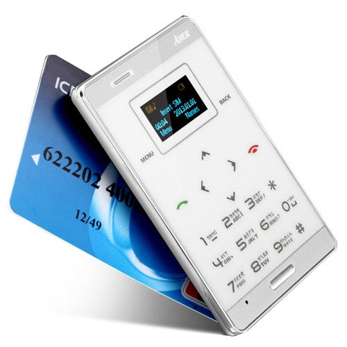 AIEK M3 GSM Mini Mobile Phone, Ultrathin Touch Keyboard GPRS Positioning, Single SIM, Network: 2G