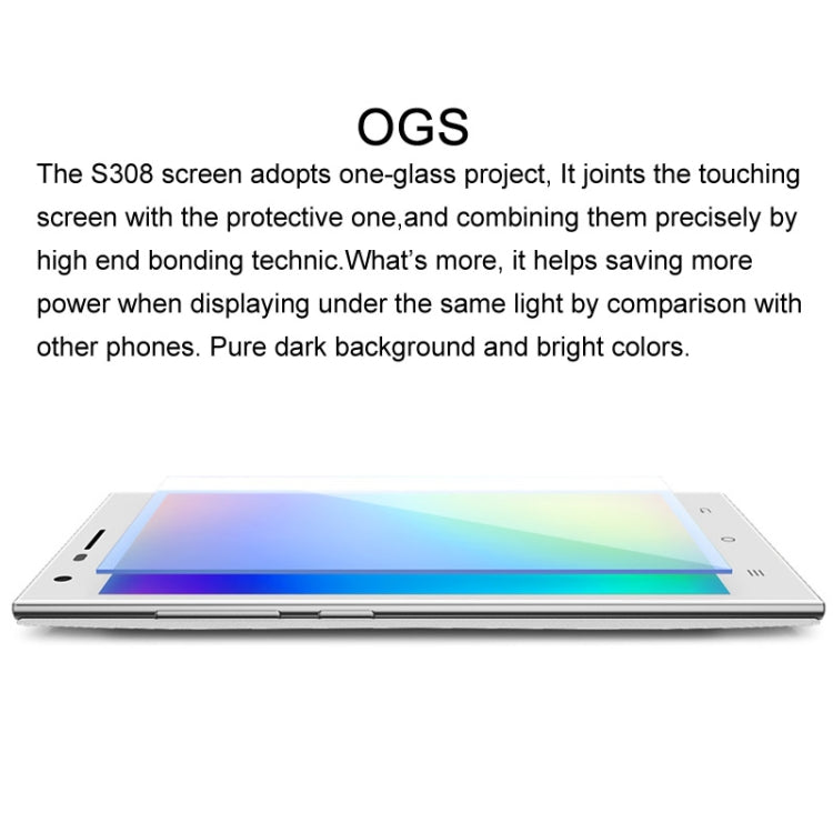 Cubot S308 16GB, Network: 3G, 5.0 inch Android 4.2, MT6582A Quad Core 1.3GHz, RAM: 2GB, Dual SIM(Black)