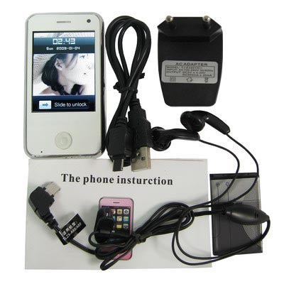 Dual sim card Dual standby Dual camera, Bluetooth FM function touch TV Mobile Phone, Hand shaking can change the menu (3 page menus), Quad band, Network: GSM850/ 900 / 1800/ 1900MHZ (A88)