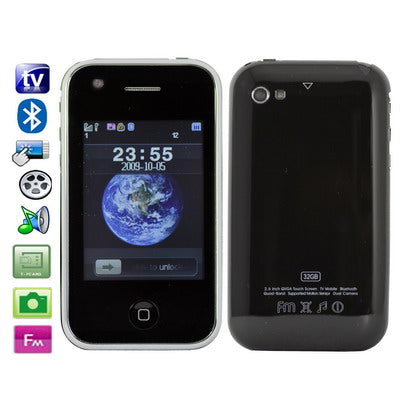 Dual sim cards Dual standby Dual camera, Bluetooth FM function TV Touch Mobile Phone, Slip-operation can change the menu (5 pages of menus), Quad band, Network: GSM850/ 900 / 1800/ 1900MHZ (S830)