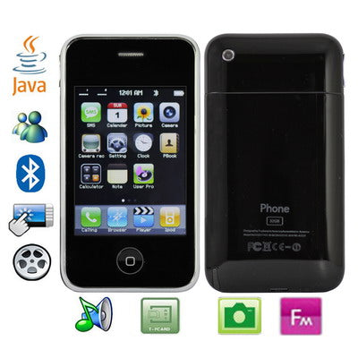 Dual Sim cards Dual standby, Bluetooth FM function JAVA  Mobile Phone, Slip-operation can change the menu (3 pages of menus), Quad band, Network: GSM850/ 900 / 1800/ 1900MHZ (i68-A)