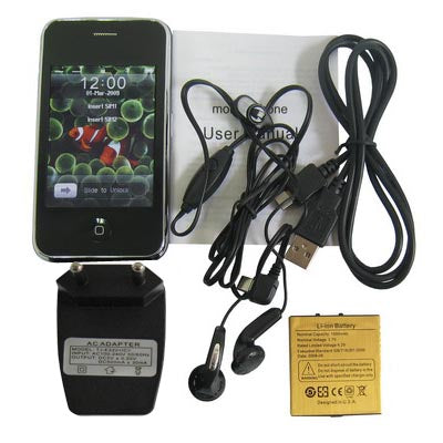 Dual Sim cards Dual standby, Bluetooth FM function JAVA  Mobile Phone, Slip-operation can change the menu (3 pages of menus), Quad band, Network: GSM850/ 900 / 1800/ 1900MHZ (i68-A)
