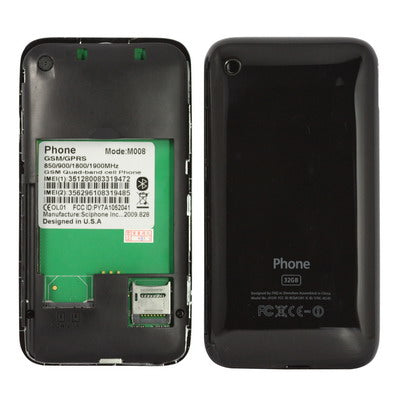 M008, Bluetooth FM JAVA Touch Mobile Phone, Slip-operation can change the menu (10 pages of menus), Quad band, Network: GSM850/ 900 / 1800/ 1900MHZ