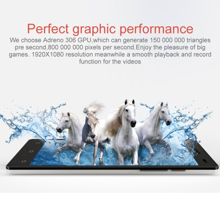 Cubot ZORRO 001 8GB, Network: 4G, 5.0 Inch Android 4.4, MSM8916 Quad Core 1.2GHz, RAM: 1GB(White)