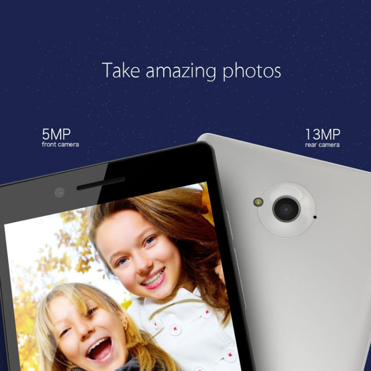 Cubot ZORRO 001 8GB, Network: 4G, 5.0 Inch Android 4.4, MSM8916 Quad Core 1.2GHz, RAM: 1GB(White)
