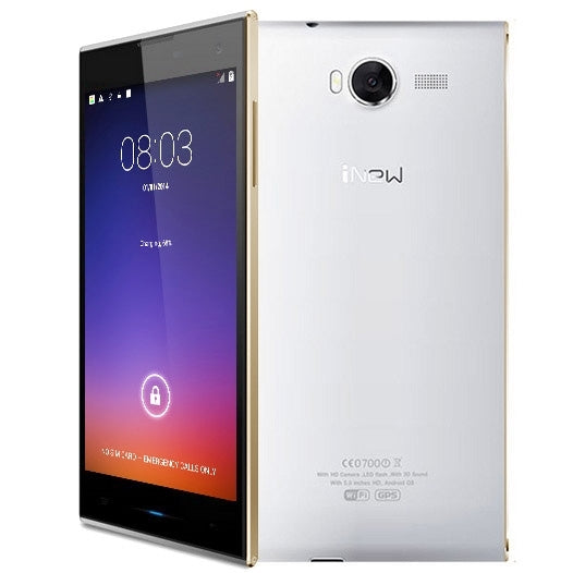 iNew V7 16GB, Network: 3G, 5.0 Inch HD IPS Screen MTK6582 Quad Core 1.0GHz, RAM: 2GB(White)