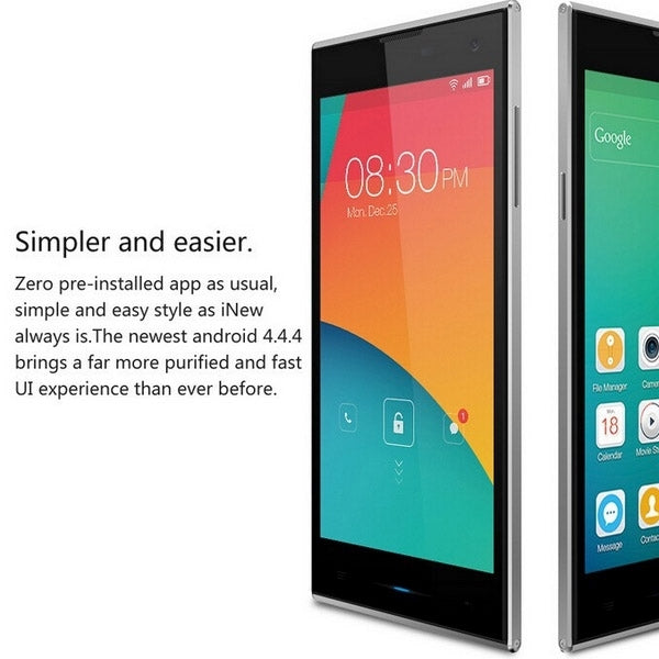 iNew V7 16GB, Network: 3G, 5.0 Inch HD IPS Screen MTK6582 Quad Core 1.0GHz, RAM: 2GB(White)