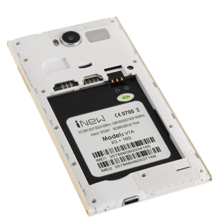iNew V7 16GB, Network: 3G, 5.0 Inch HD IPS Screen MTK6582 Quad Core 1.0GHz, RAM: 2GB(White)