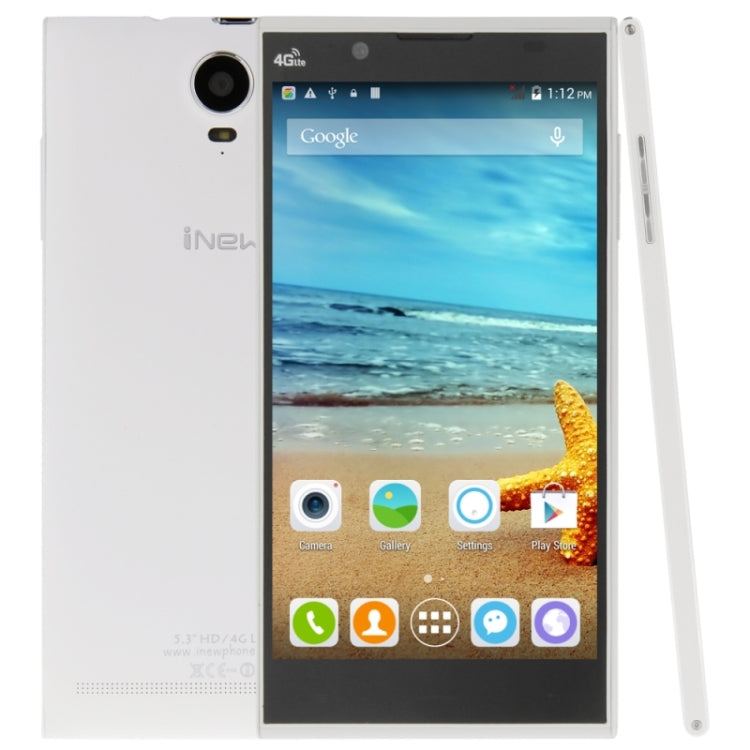 iNew L1 16GB, Network: 4G, 5.3 Inch Android 4.4 MTK6582 + MTK6290 Quad Core 1.3GHz, RAM: 2GB(White)