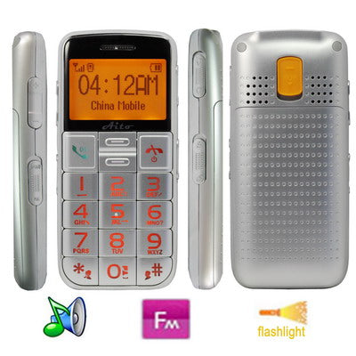 50+ Elders & Children Unlocked Mobile Phone, Support FM Radio / Flashlight / SOS Function, Quad Band, Network: 2G