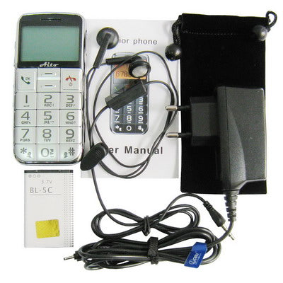 50+ Elders & Children Unlocked Mobile Phone, Support FM Radio / Flashlight / SOS Function, Quad Band, Network: 2G