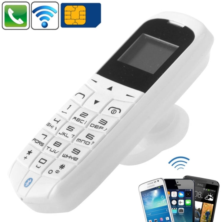 LONG-CZ J8 GSM Mini Mobile Phone, Hands Free Bluetooth Dialer Headphone, Micro SIM, Network: 2G