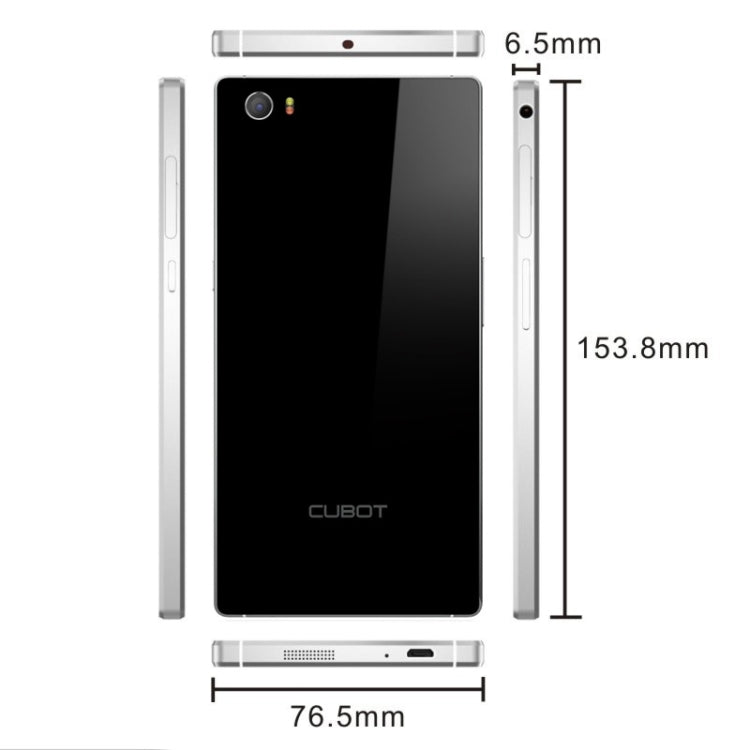 CUBOT X11, 2GB+16GB, IP65 Waterproof 5.5 inch Android 4.4.4 MTK6592 Octa-Core 1.4GHz, Network: 3G(Black)
