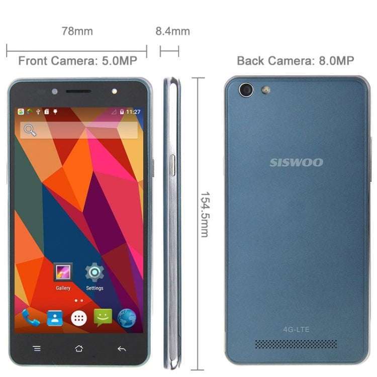 SISWOO Longbow C55, 2GB+16GB, 5.5 inch Full Lamination Screen Android 5.1 MT6753 Octa Core 1.3GHz, Network: 4G, Infrared Remote Control, OTG
