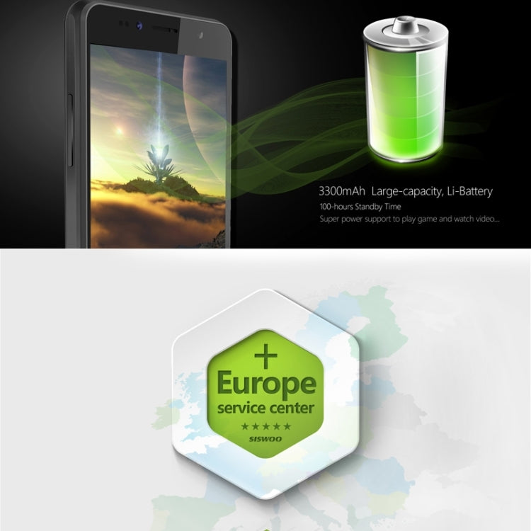 SISWOO Longbow C55, 2GB+16GB, 5.5 inch Full Lamination Screen Android 5.1 MT6753 Octa Core 1.3GHz, Network: 4G, Infrared Remote Control, OTG