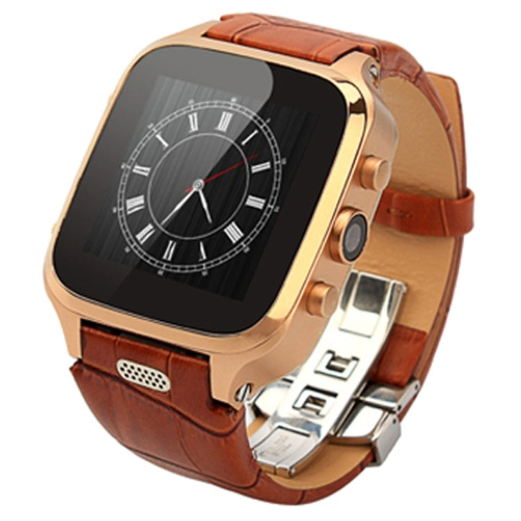 M-W9 3G Smart Watch Phone, Anti-Lost Alarm, Android 4.4, MTK6572, RAM: 1GB ROM: 8GB, 3.0MP Camera / Bluetooth / WiFi / GPS(Brown)