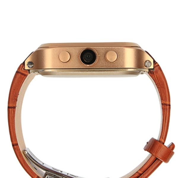 M-W9 3G Smart Watch Phone, Anti-Lost Alarm, Android 4.4, MTK6572, RAM: 1GB ROM: 8GB, 3.0MP Camera / Bluetooth / WiFi / GPS(Brown)
