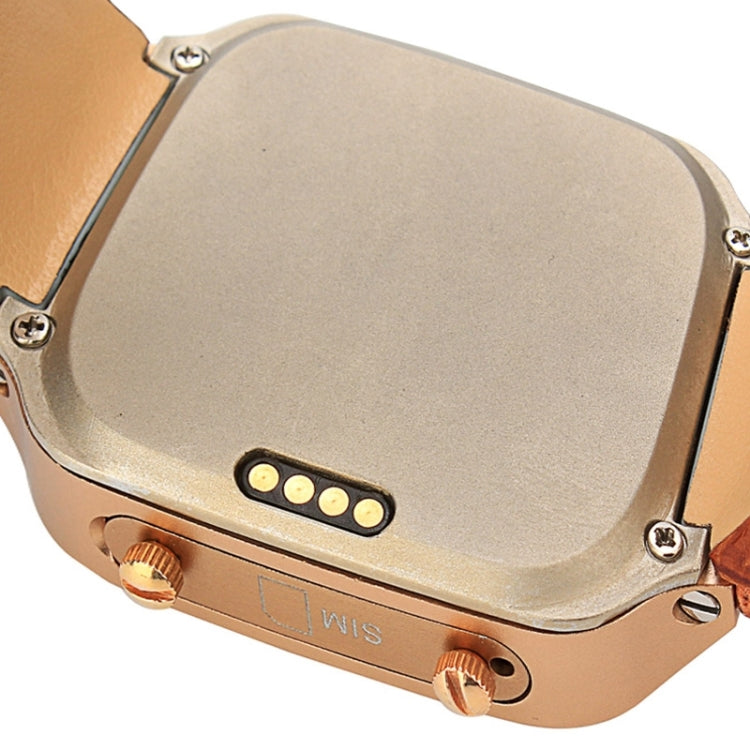 M-W9 3G Smart Watch Phone, Anti-Lost Alarm, Android 4.4, MTK6572, RAM: 1GB ROM: 8GB, 3.0MP Camera / Bluetooth / WiFi / GPS(Brown)