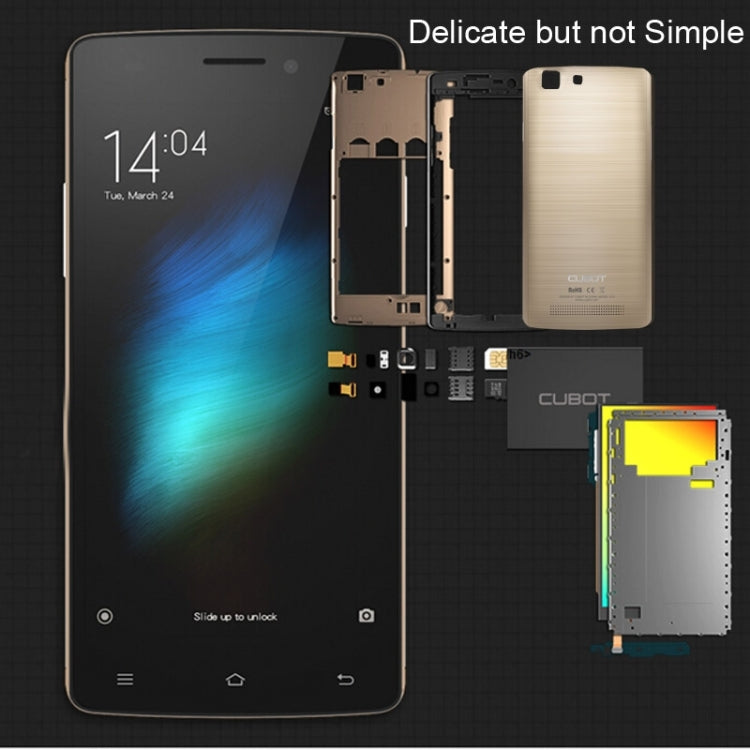 Cubot X12 8GB, Network: 4G, 5.0 inch Android 5.1 MTK6735M Quad Core 1.0GHz, RAM: 1GB(White)
