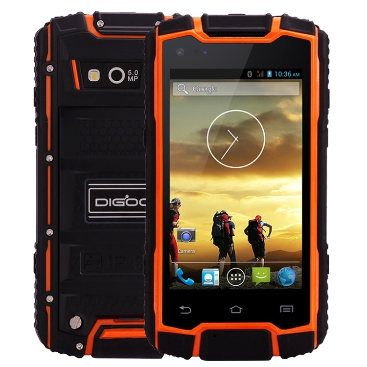 DG1 Plus Waterproof Dustproof Shockproof Phone 8GB, IP68 Waterproof, 4.0 inch, MTK6582 Quad Core 1.3GHz, RAM: 1GB, Network: 3G