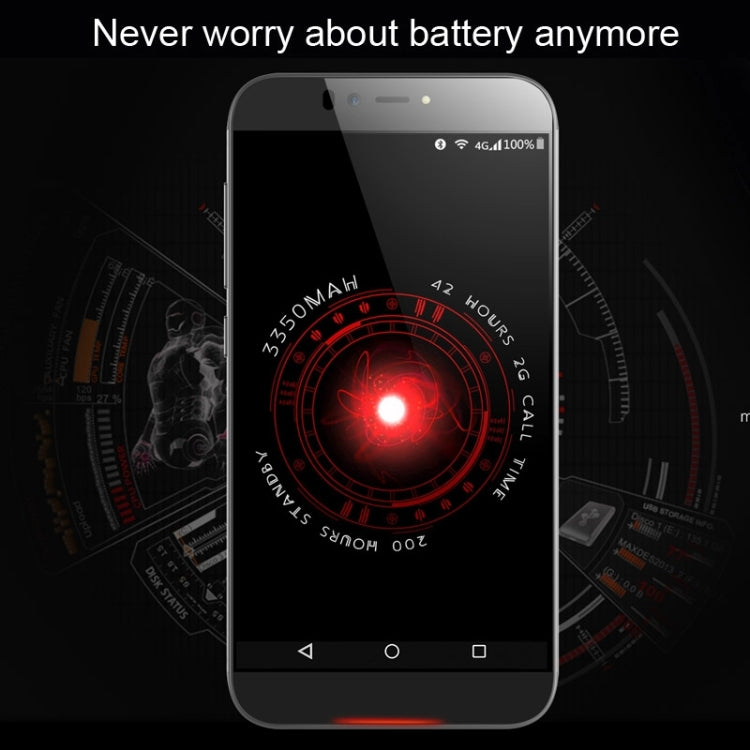 UMI IRON 16GB, Network: 4G, 5.5 inch Android 5.1 Media Tek MT6753 Octa Core 1.3GHz, RAM: 3GB