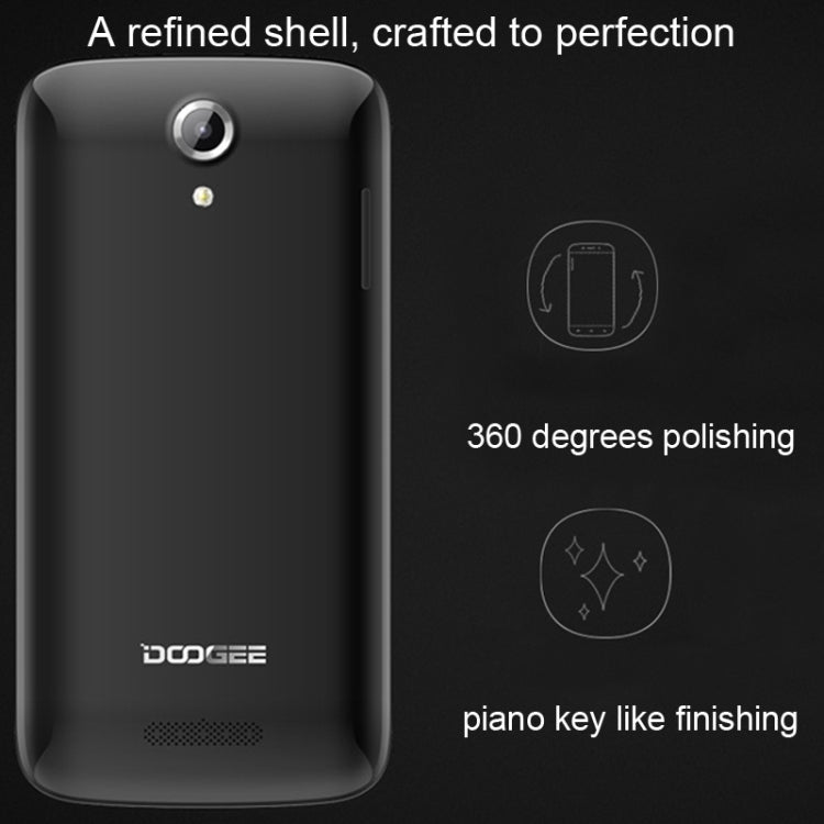 [HK Warehouse] DOOGEE NOVA Y100X, 1GB+8GB, 5.0 inch Android 5.0 MT6582 Quad Core 1.0GHz, OTG, OTA, GPS, Network: 3G