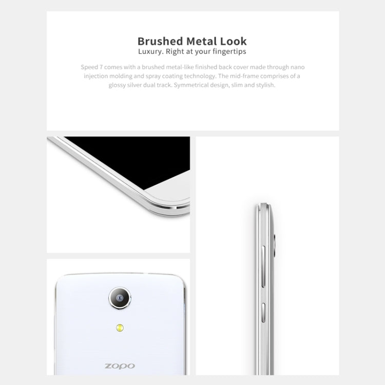 ZOPO Speed 7 / ZP951, 3GB+16GB, 3G Video Call, 5.0 inch Android 5.1 MT6753 Octa Core up to 1.5GHz, Network: 4G