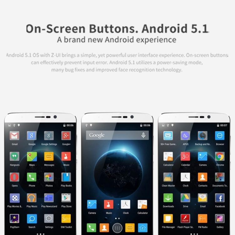 ZOPO Speed 7 / ZP951, 3GB+16GB, 3G Video Call, 5.0 inch Android 5.1 MT6753 Octa Core up to 1.5GHz, Network: 4G