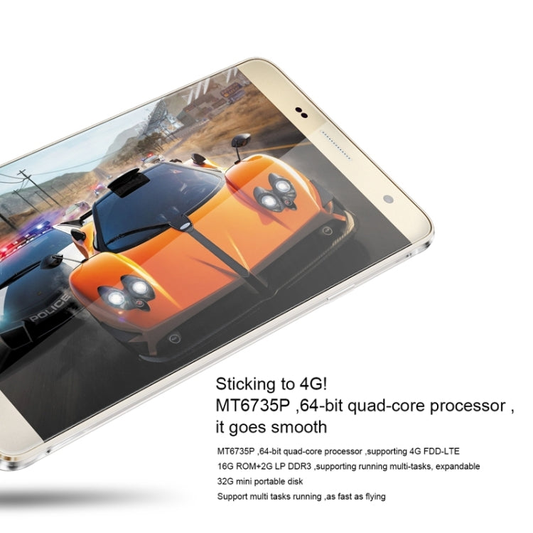 CUBOT H1 16GB, Network: 4G, Infrared Remote Control, 5.5 inch Android 5.1 MTK6735P Quad Core 1.0GHz, RAM: 2GB, GPS, OTG
