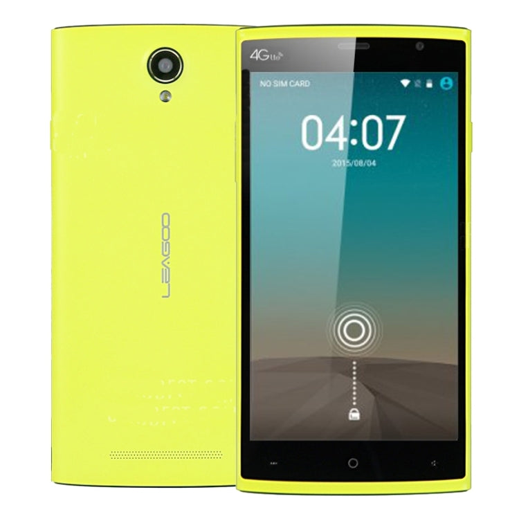 [HK Warehouse] Leagoo Elite 5 16GB, Network: 4G, 5.5 inch Android 5.1, MT6735P Quad Core 1.0GHz, RAM: 2GB(Yellow)