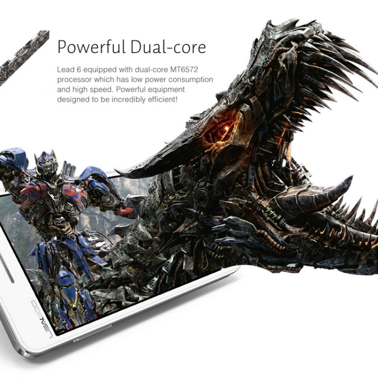 [HK Warehouse] Leagoo Lead 6 3G Network Smart Phone, 4.5 inch Android 4.4, MT6572 Dual Core 1.0GHz, ROM: 4GB