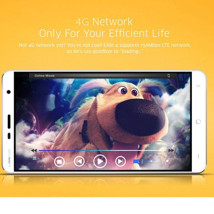 Leagoo Elite 4 16GB, Network: 4G, 5.0 inch Android 5.1, MT6735M Quad Core 1.0GHz, RAM: 1GB