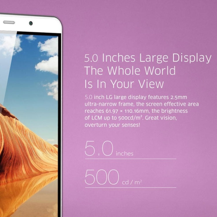 Leagoo Elite 4 16GB, Network: 4G, 5.0 inch Android 5.1, MT6735M Quad Core 1.0GHz, RAM: 1GB