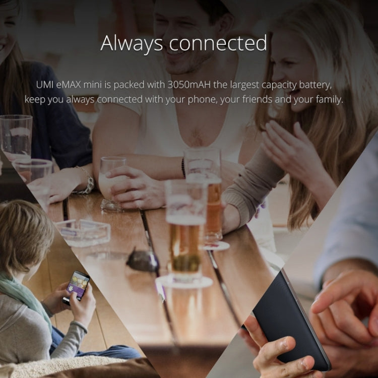 UMI eMAX mini 16GB, Network: 4G, 5.0 inch Android 5.0 MSM8939 Octa Core 1.5GHz, RAM: 2GB