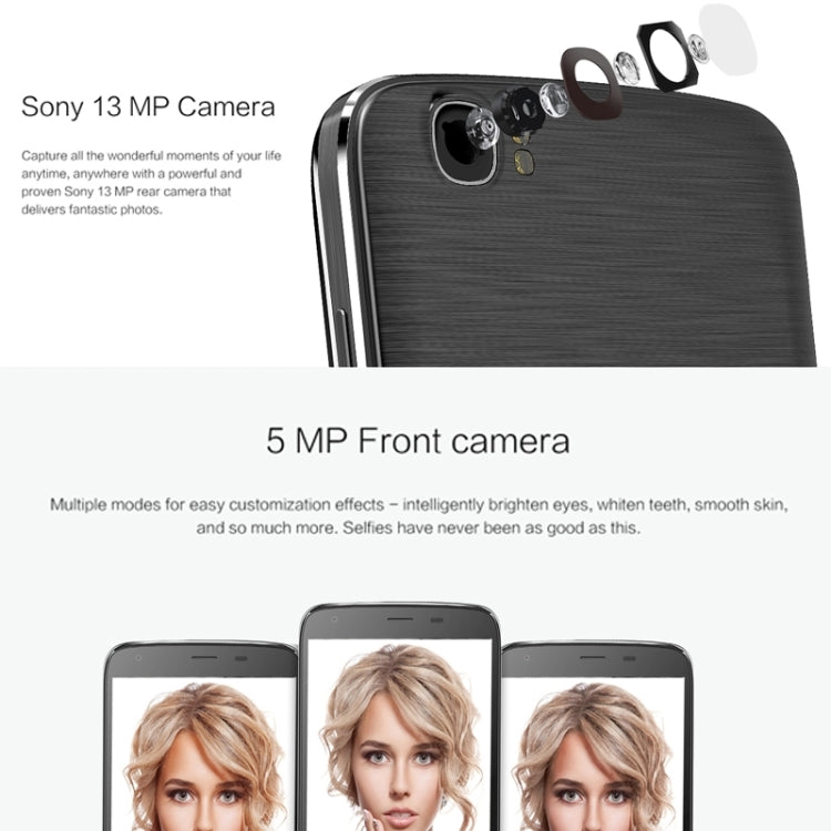 HOMTOM HT6 16GB, Network: 4G, Large Battery, Long Operation Time, 5.5 inch Android 5.1 MT6735P Quad Core 1.0GHz, RAM: 2GB