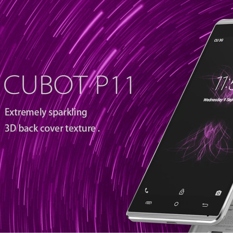 CUBOT P11 8GB, Network: 4G, 5.0 inch Android 5.1 MT6580 Quad Core 1.3GHz, RAM: 1GB, GPS, OTG, HotKnot