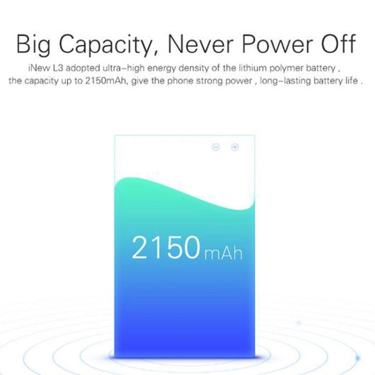 iNew L3, 2GB+16GB, 5.0 inch Android 5.0 MTK6735 Quad Core 1.3GHz, Network: 4G