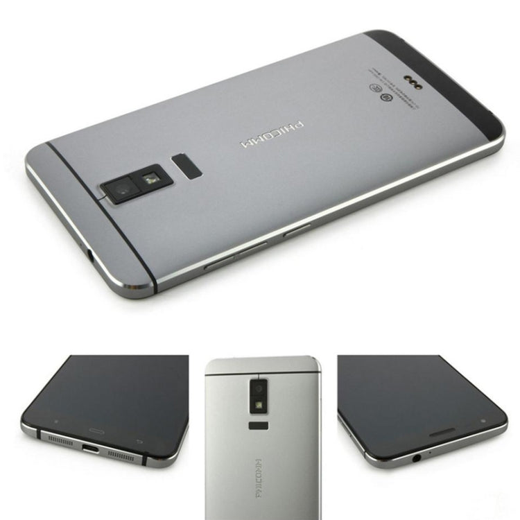 PHICOMM EX780 32GB, Network: 4G, 5.5 inch Android 4.4 Qualcomm Snapdragon 801 MSM8974AC Quad Core 2.3GHz, RAM: 3GB(Silver)